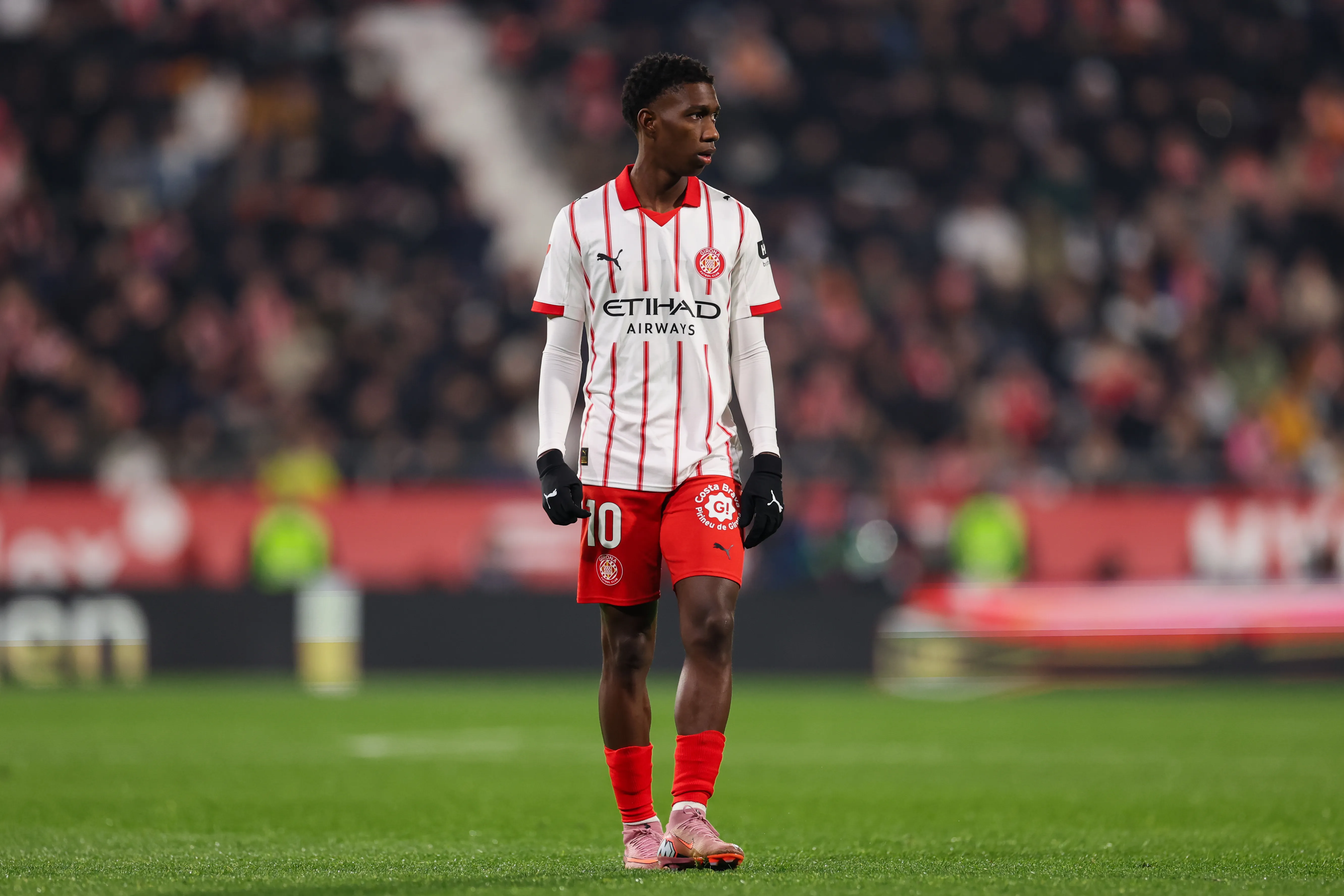 Yáser Asprilla se irá de Girona. (Foto: Getty)