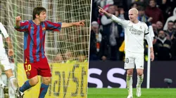 Franco Mastantuono quedó segundo en la tabla de los jugadores argentinos más jóvenes en marcar en la UEFA Champions League.