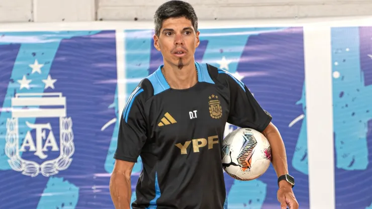 Matías Lucuix, director técnico de la Selección Argentina de Futsal.