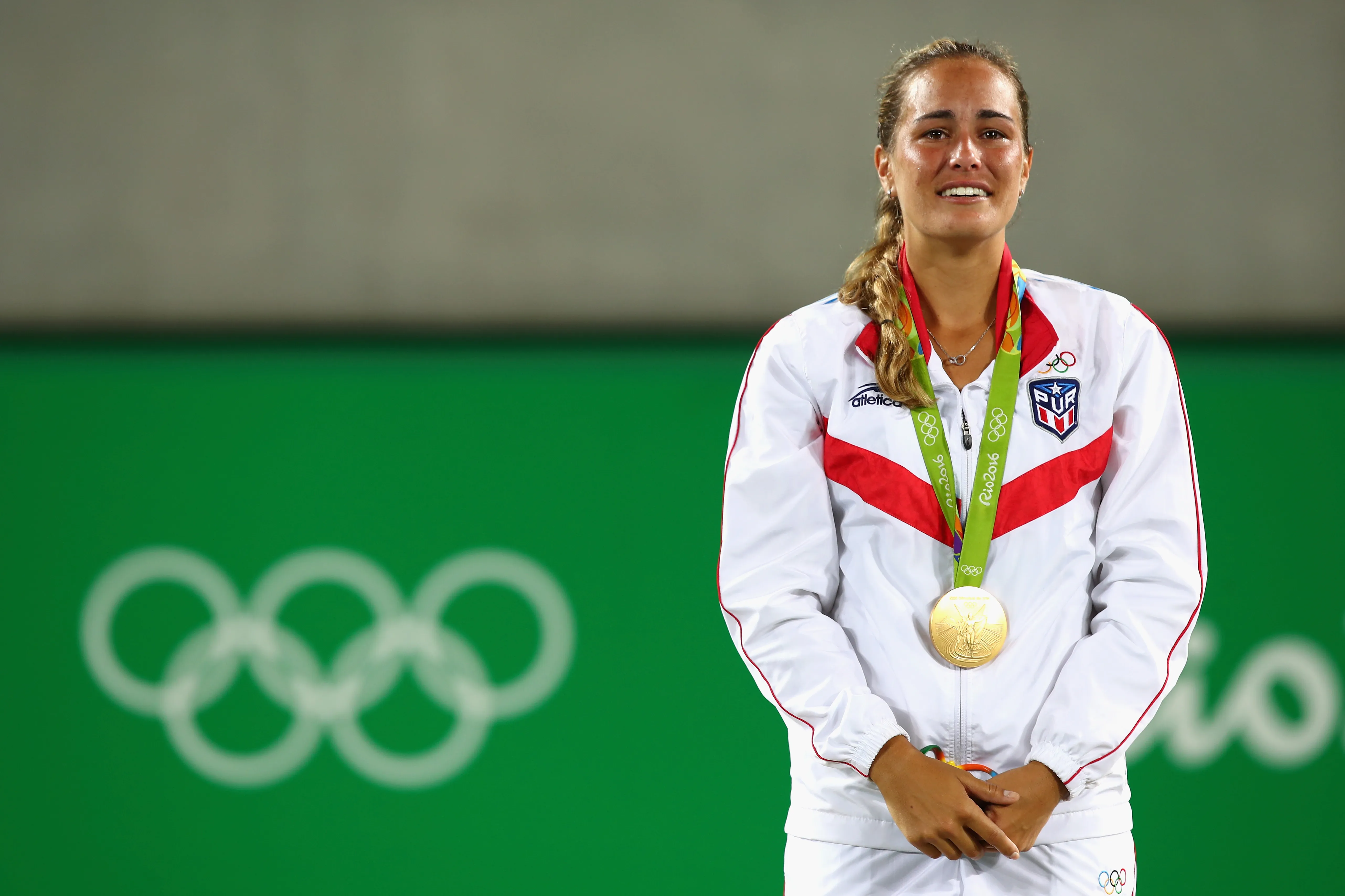 Mónica Puig, medalla de oro en tenis individual femenino en Río 2016. (Foto: Getty).