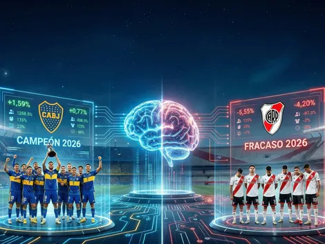 Viral: la IA predice cómo le irá a Boca y a River durante el 2026 en una sola imagen