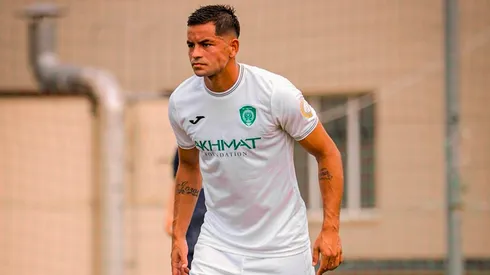 Brian Mansilla, delantero de Akhmat Grozny.