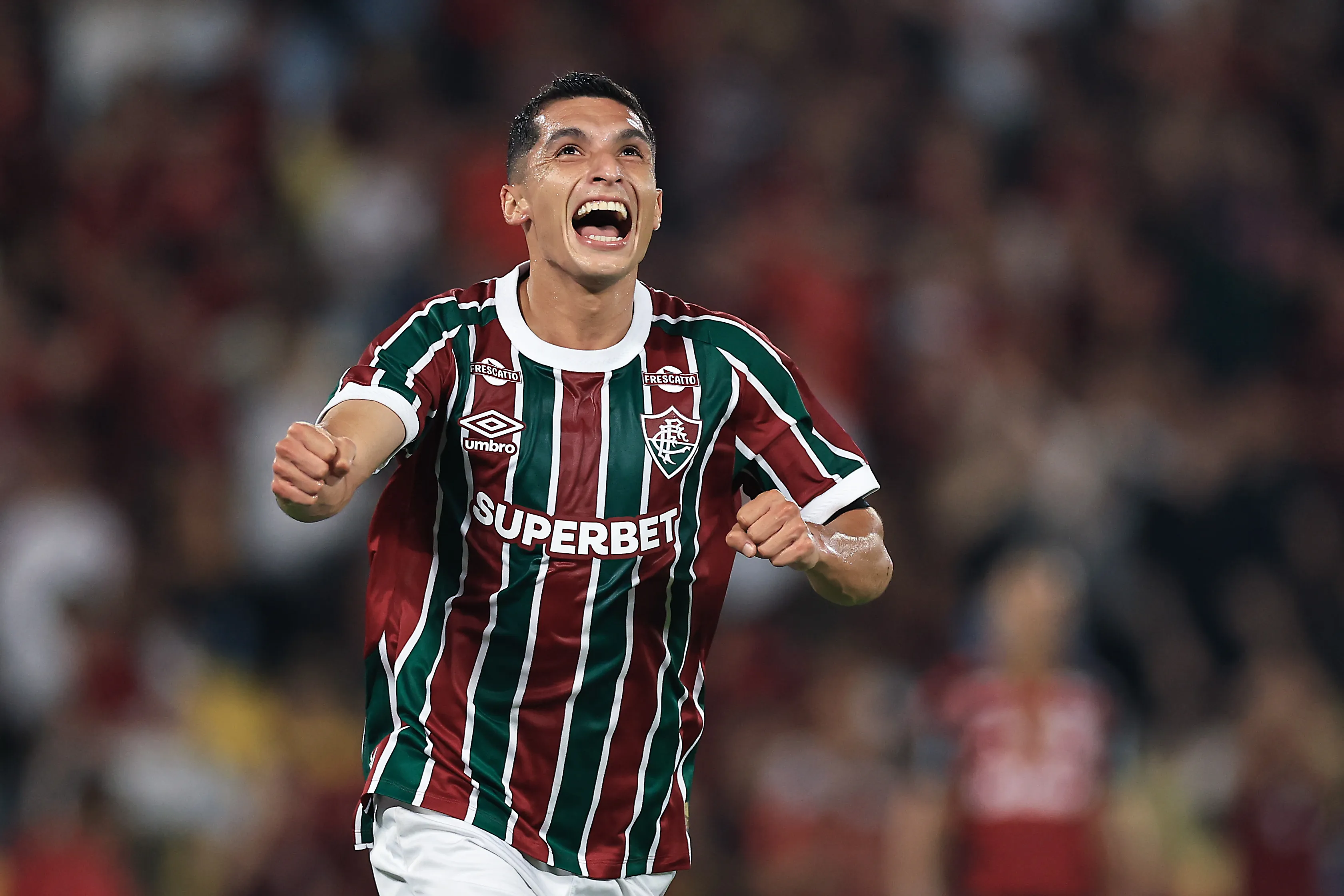 Kevin Serna, delantero colombiano de Fluminense que pretende Boca. (Getty Images)