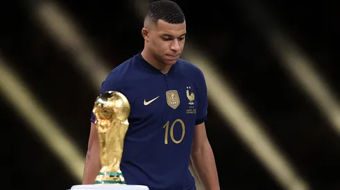 Kylian Mbappé tras perder la final del Mundial 2022 ante Argentina.