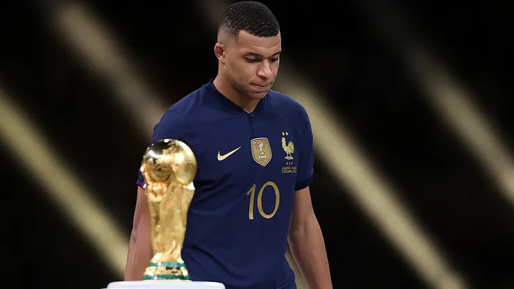 Kylian Mbappé tras perder la final del Mundial 2022 ante Argentina.