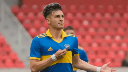 Maximiliano Zalazar durante su paso por Boca.