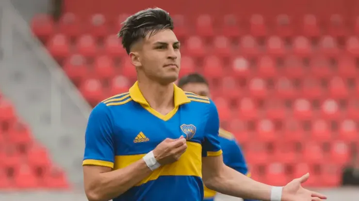 Maximiliano Zalazar durante su paso por Boca.