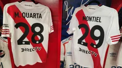 Las camisetas de River Plate.