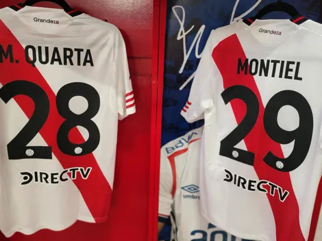 River confirmó sus dorsales: los elegidos por Matías Viña, Fausto Vera y Aníbal Moreno