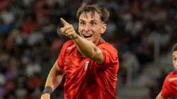 Valentino Simoni, flamante delantero de Gimnasia de Mendoza.