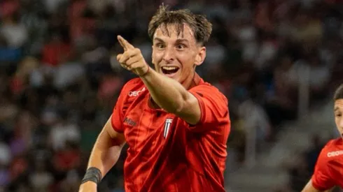 Valentino Simoni, flamante delantero de Gimnasia de Mendoza.