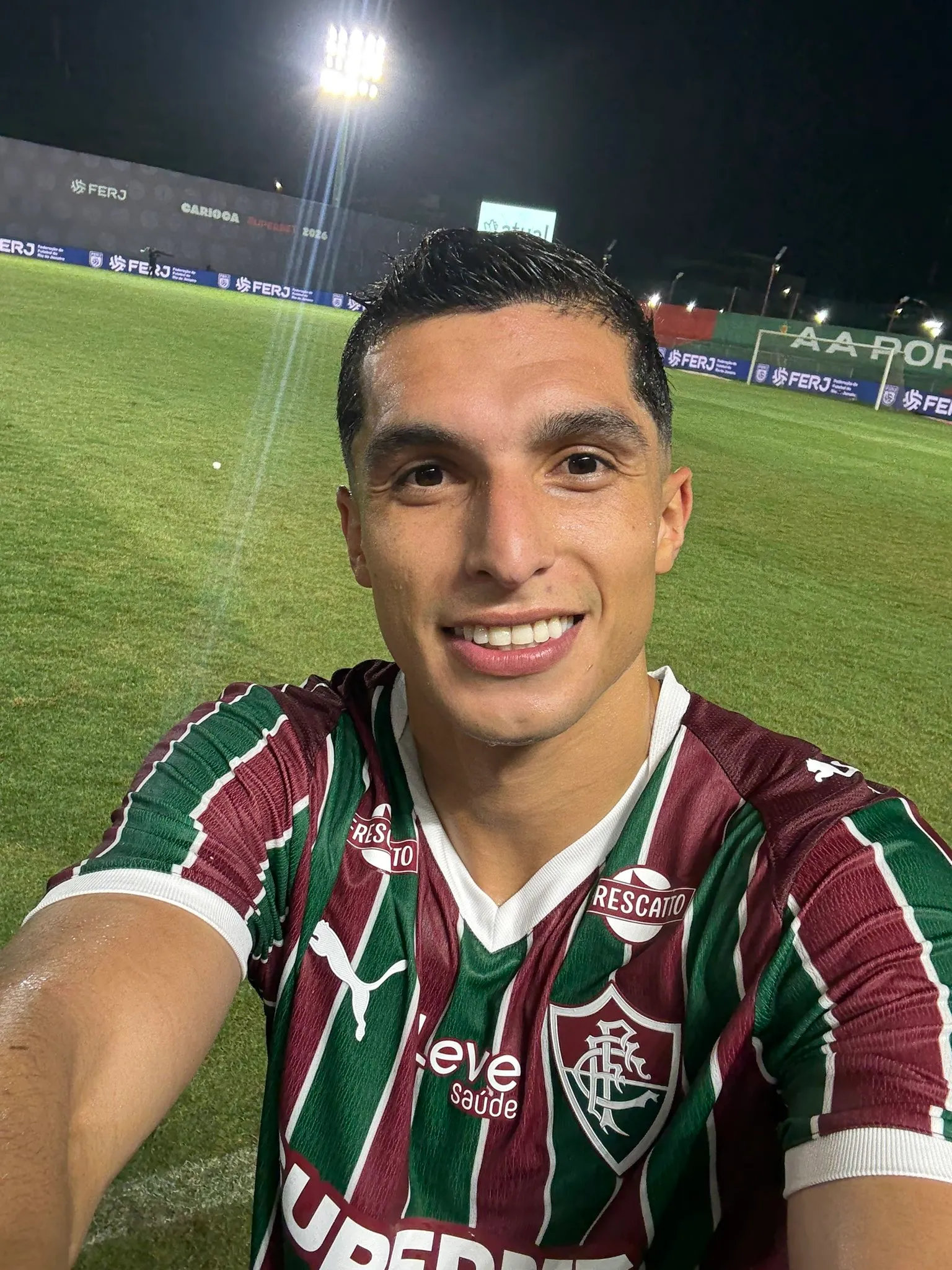 Kevin Serna tiene 28 años y se desempeña como extremo, principalmente por la derecha. (Foto: Prensa Fluminense).