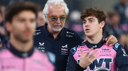 Flavio Briatore y Franco Colapinto en la Fórmula 1