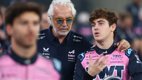 Flavio Briatore y Franco Colapinto en la Fórmula 1