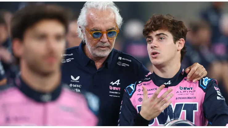Flavio Briatore y Franco Colapinto en la Fórmula 1