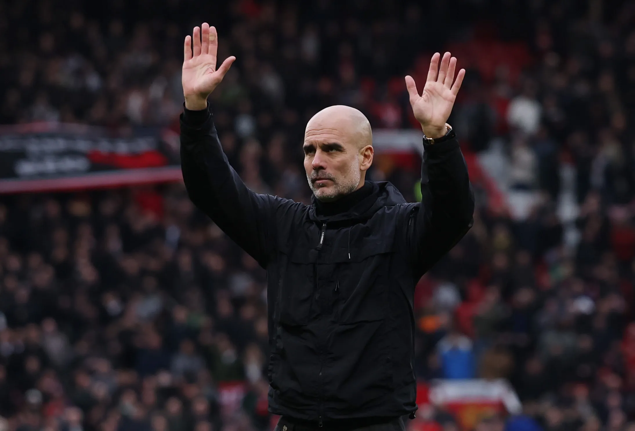 Pep Guardiola, director técnico de Manchester City. (Getty Images)