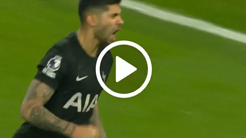 Cuti Romero volvió a convertir en Tottenham