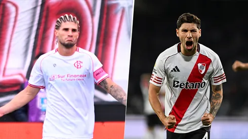 Rodrigo Insua y Gonzalo Montiel, protagonistas de Barracas Central y River Plate.