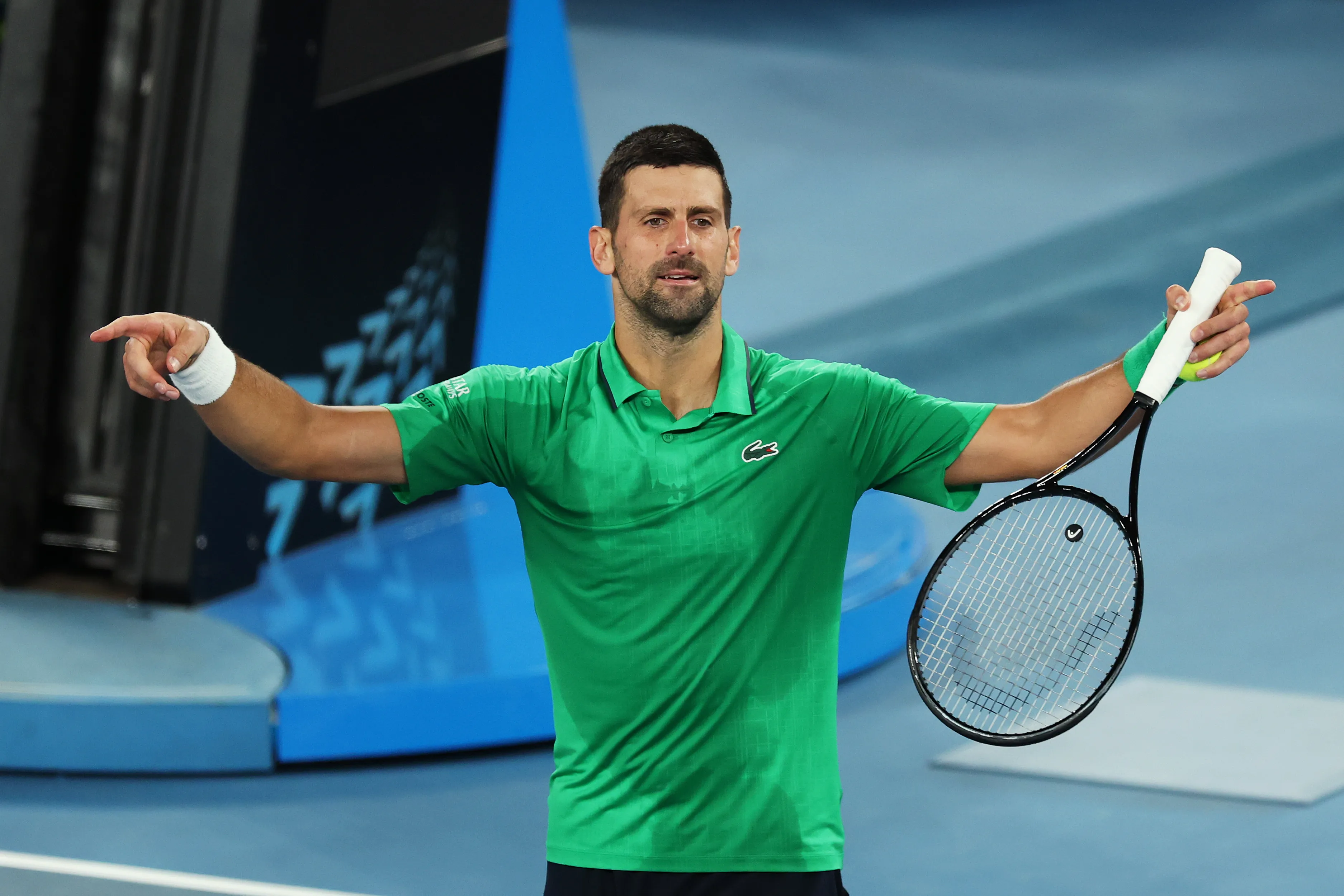 Novask Djokovic ganó en tres sets los tres partidos que lleva disputados en Melbourne.