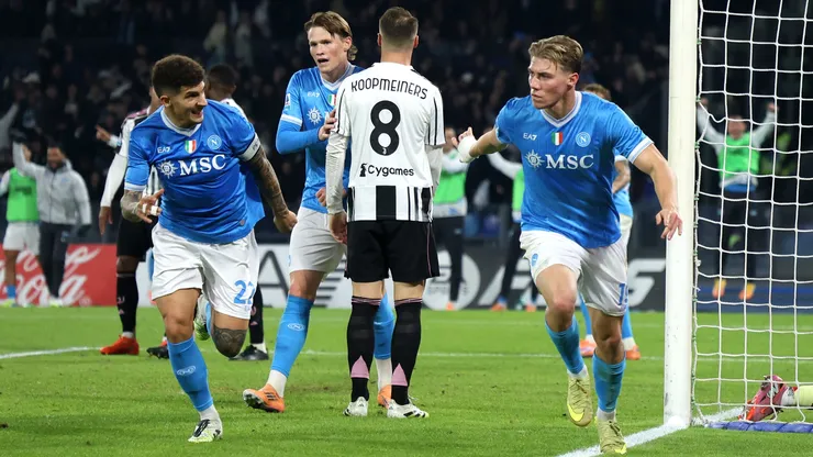 Napoli venció por 2-1 a la Juventus en la fecha 14 de la Serie A 2025/26.