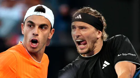 Francisco Cerúndolo y Alexander Zverev se enfrentan por el Australian Open.