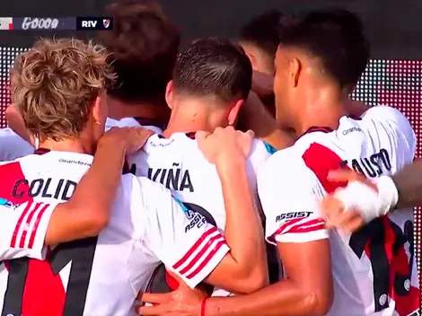 El gol de Gonzalo Montiel en Barracas Central vs. River