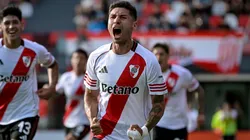 Gonzalo Montiel, autor del gol de River ante Barracas Central.