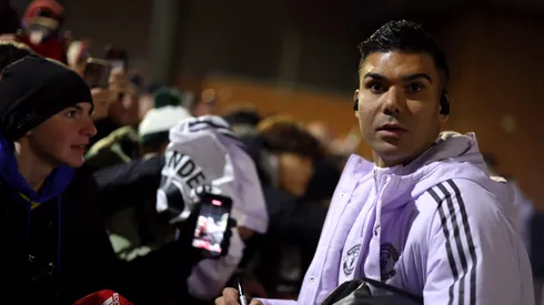 Casemiro no continuará luciendo la camiseta de Manchester United.