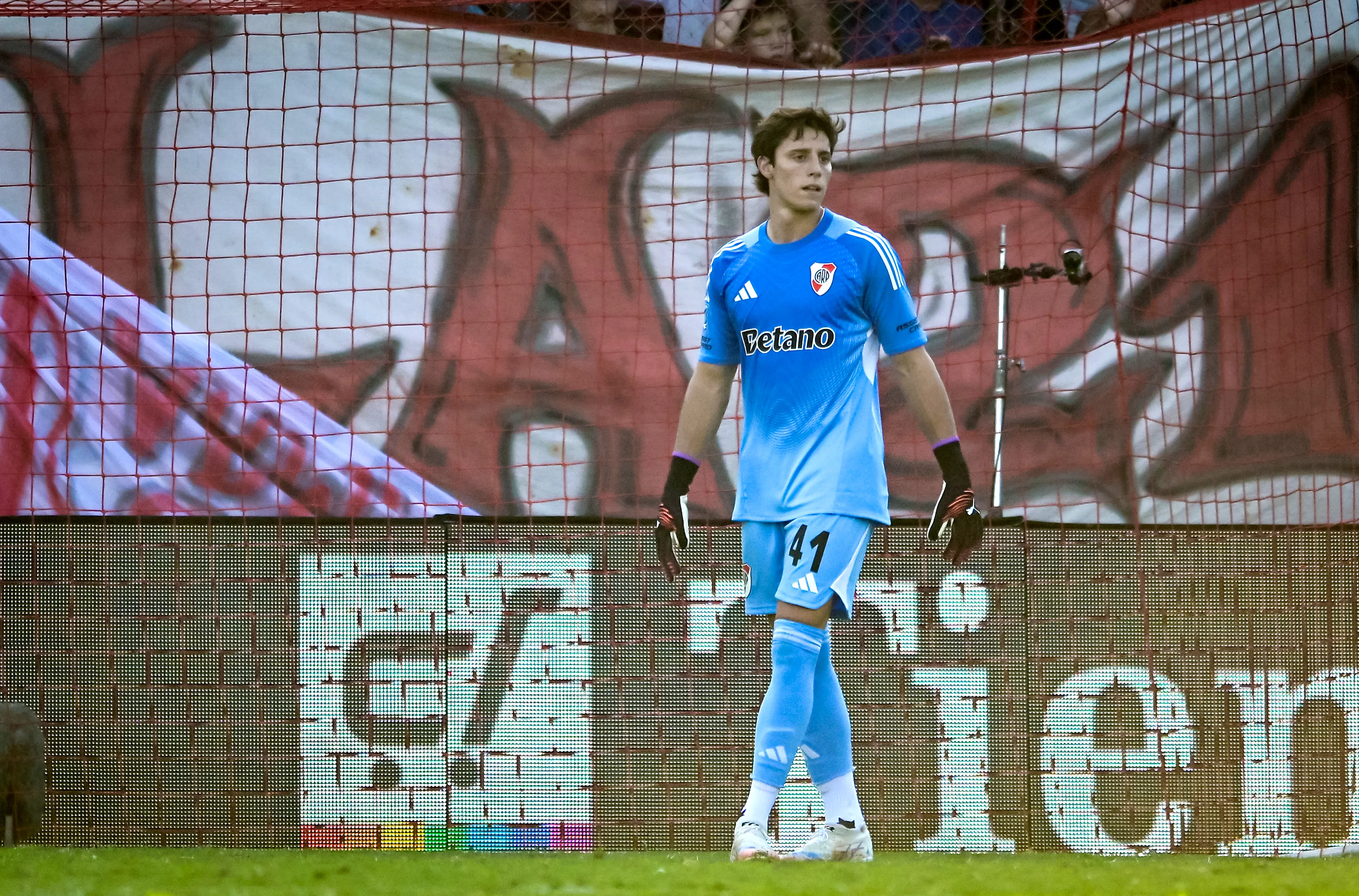 Santiago Beltrán, arquero de River Plate. (Getty Images)