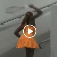 El ataque de ira de Coco Gauff tras quedar eliminada en el Abierto de Australia