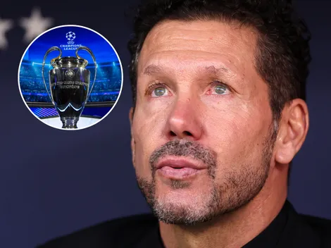 Simeone y las chances del Atlético en la Champions: ''No depende de nosotros''