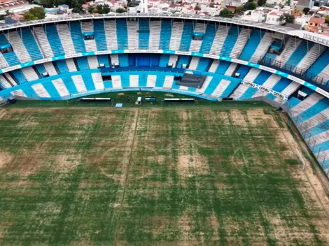 Por qué la cancha de Racing tiene el pasto en mal estado