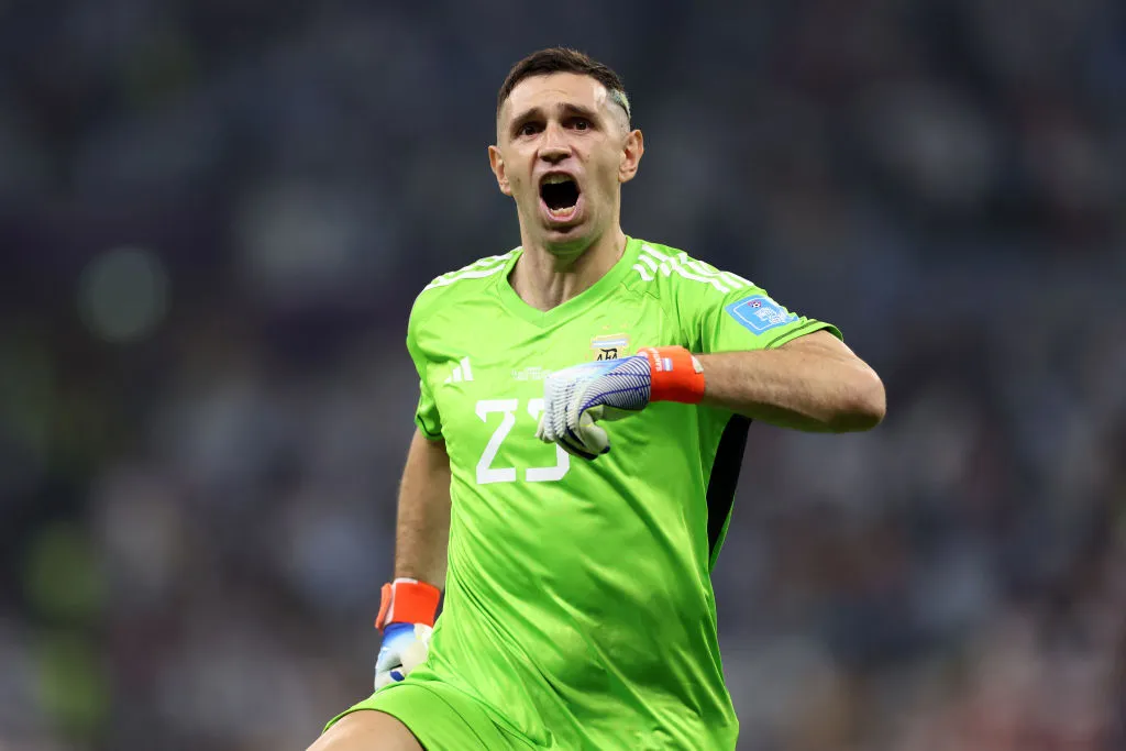 Dibu Martínez ha sido impecable con la Selección Argentina. (Getty)