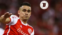 Rafael Santos Borré en Inter de Porto Alegre.