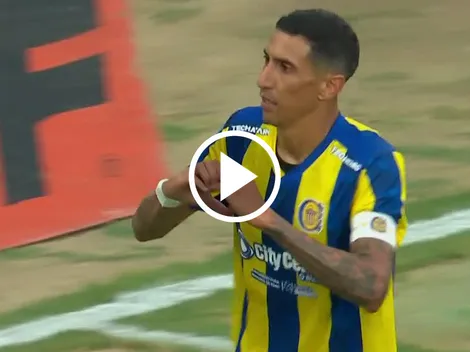 Di María marcó un golazo magistral en Racing vs. Rosario Central
