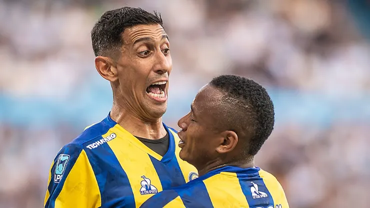 Ángel Di María le marcó a Racing.