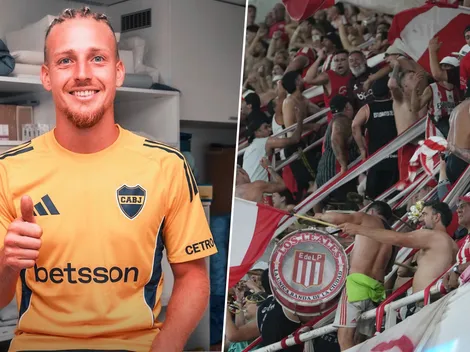 El hostil recibimiento de los hinchas de Estudiantes a Ascacibar