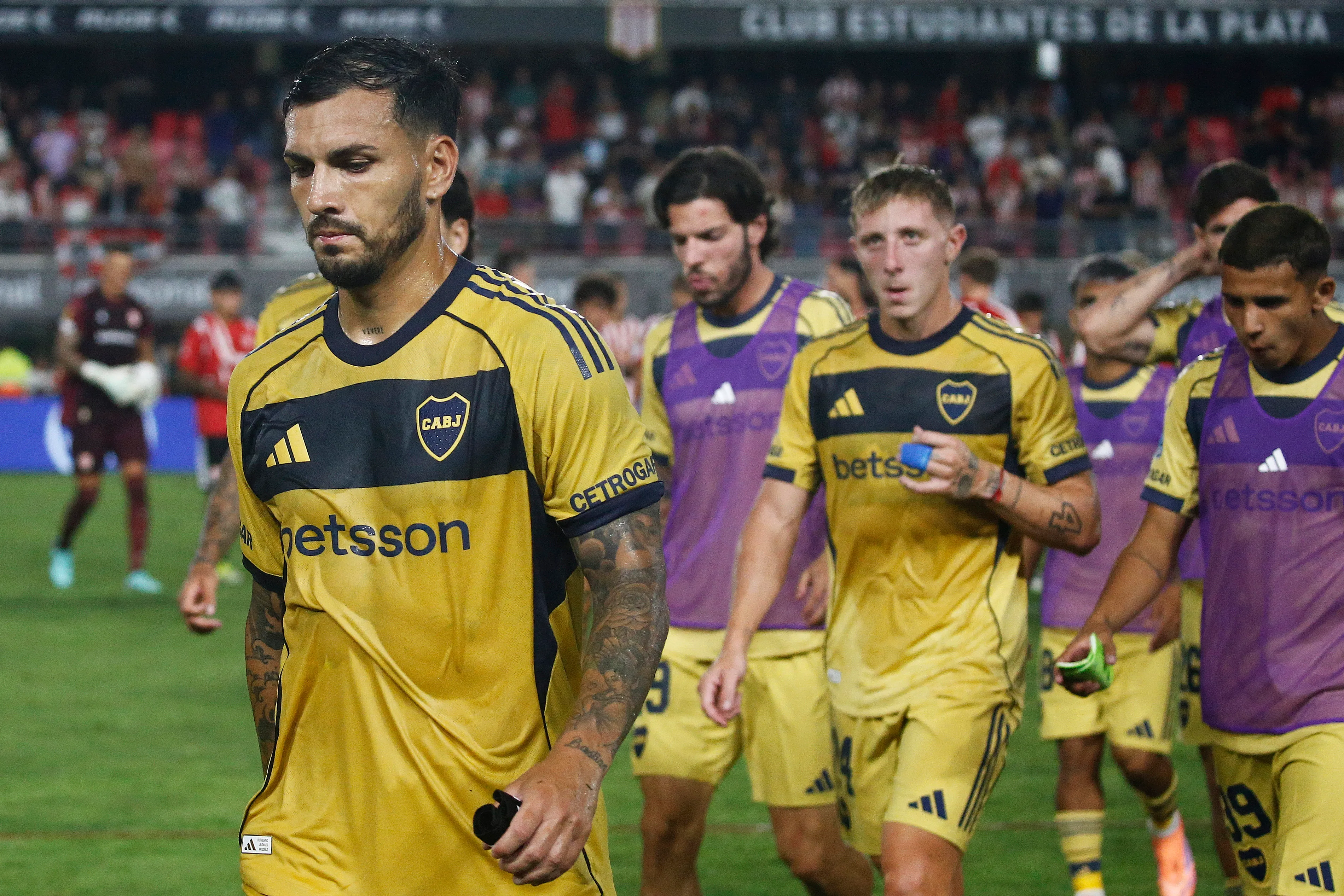 Paredes no terminó de gravitar para Boca en La Plata. (Getty).