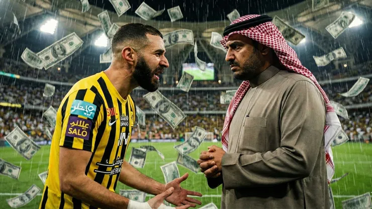 Karim Benzema se encuentra en conflicto en Arabia.