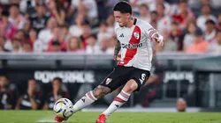 Aníbal Moreno con la camiseta de River.