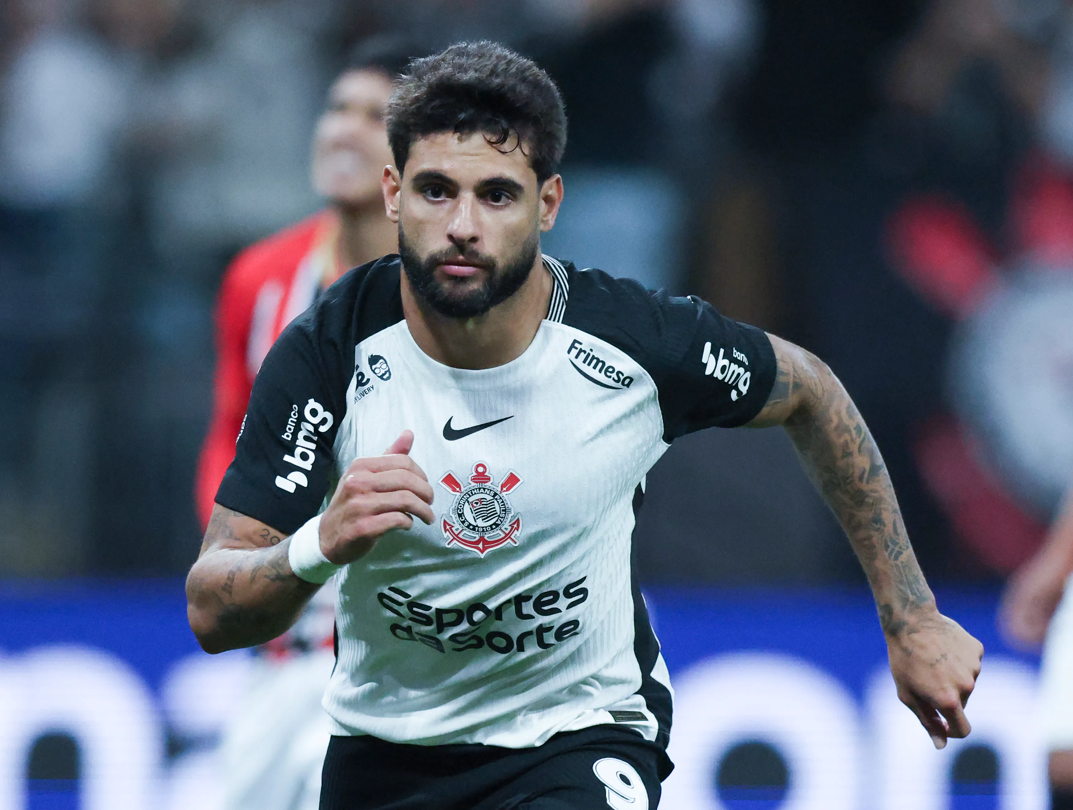 Yuri Alberto, delantero de Corinthians. (Alexandre Schneider/Getty Images)