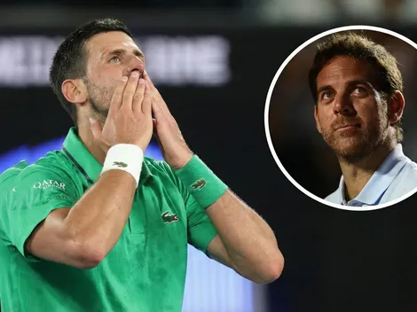 Del Potro sorprendió a Djokovic después de su épica victoria ante Sinner: "Qué felicidad"