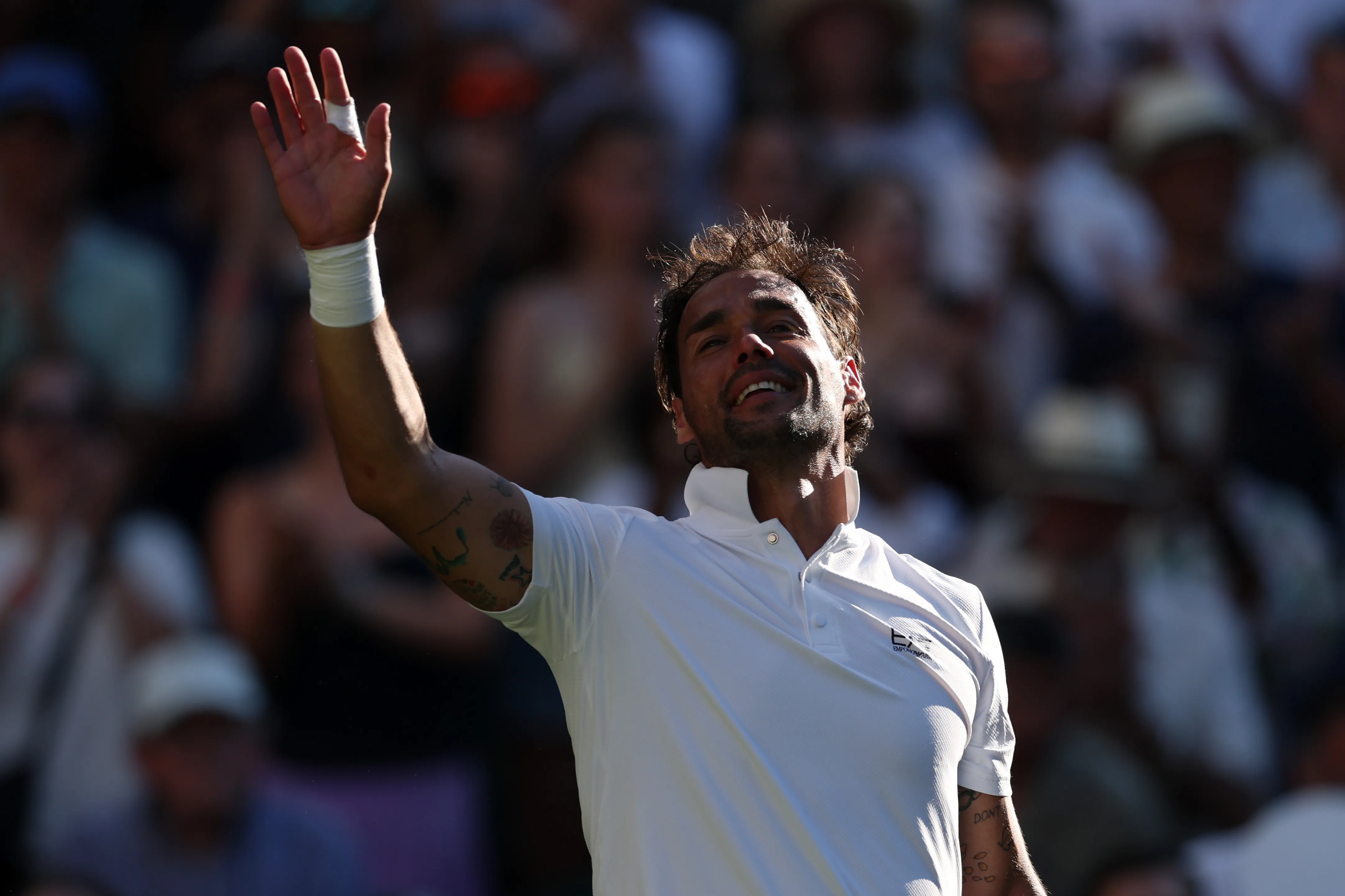Fognini dejó el tenis luego de su participación en Wimbledon 2025. (Foto: Getty).