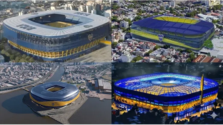 Los 4 proyectos que tiene Boca para la ampliación de La Bombonera