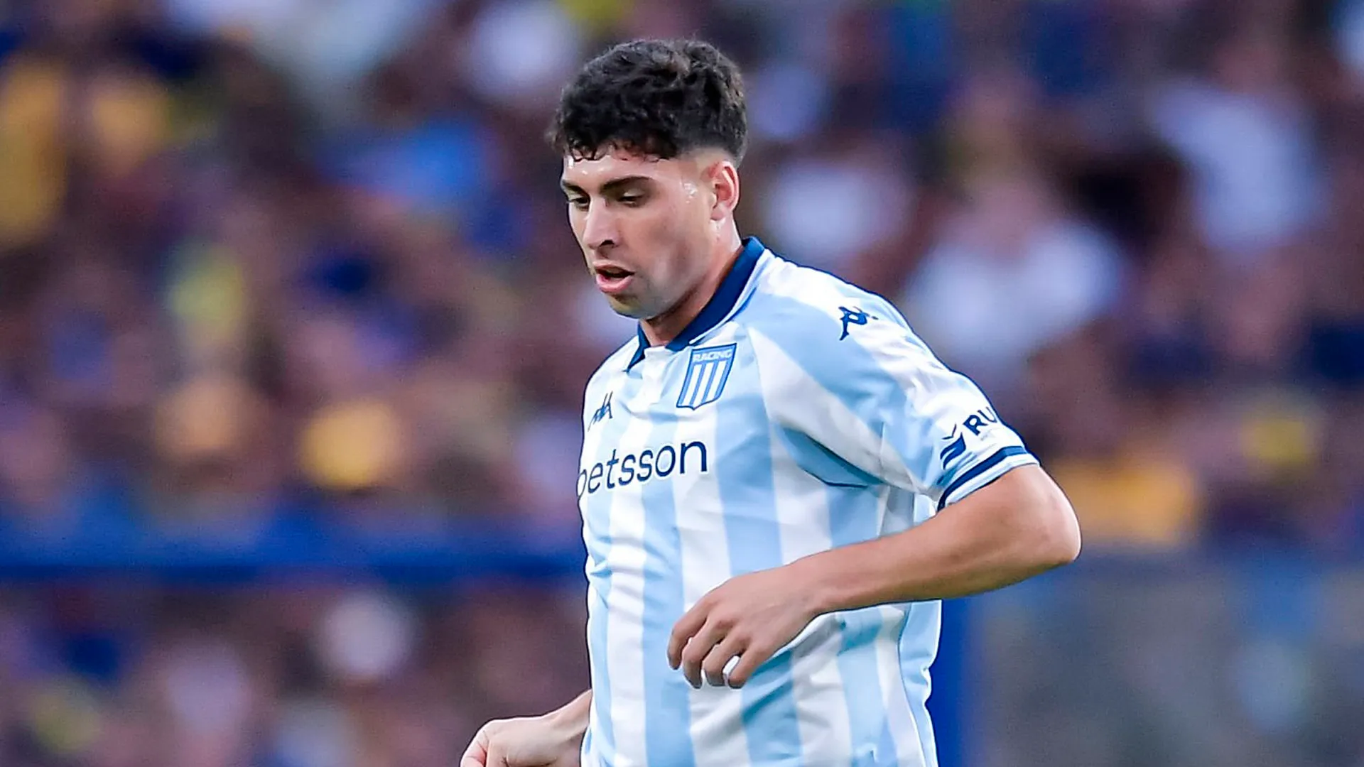 Juan Nardoni, durante su estadía en Racing.