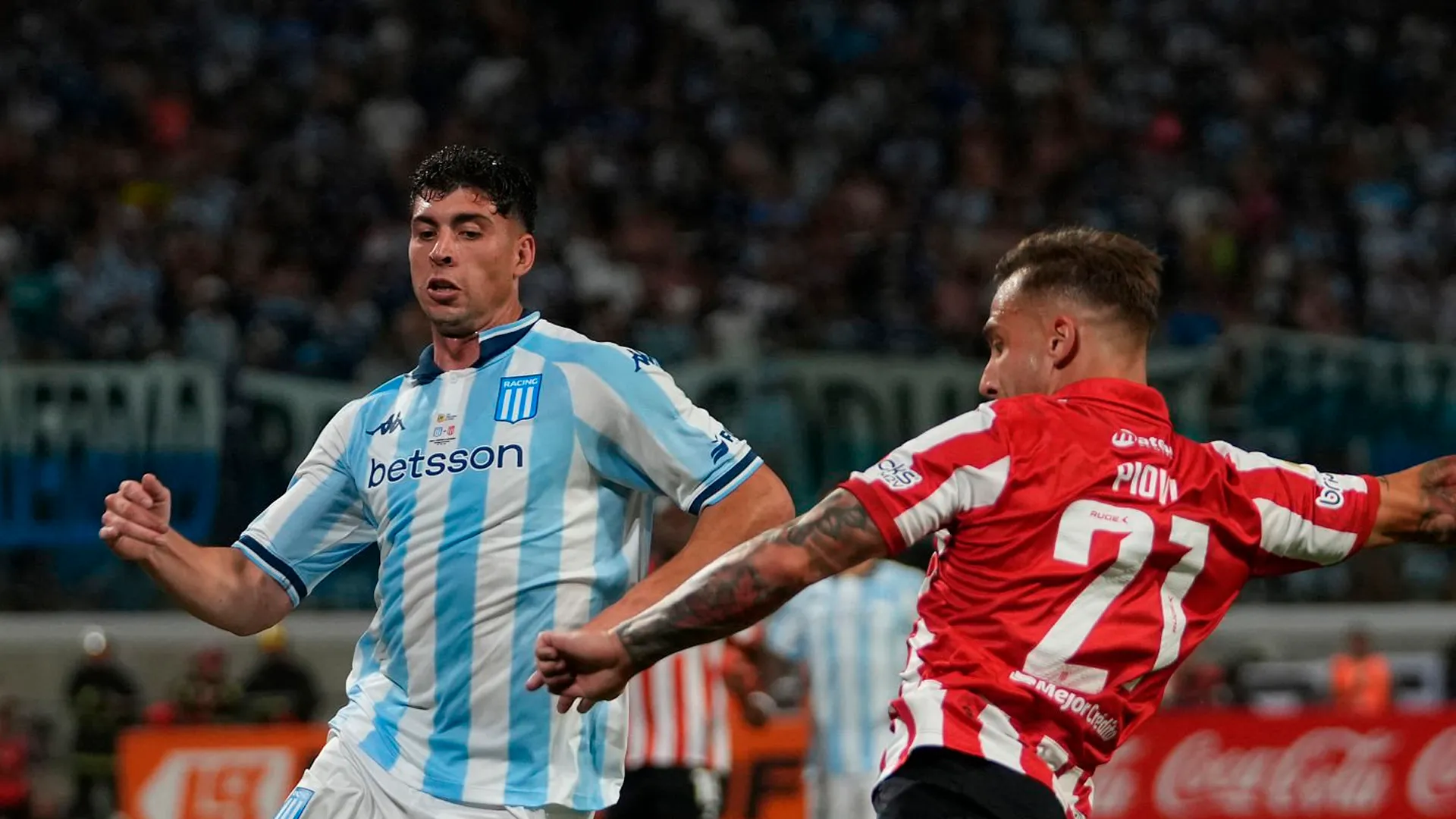 Juan Nardoni, mediocampista de Racing. (Getty Images)