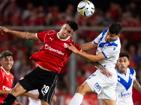 En un partido frenético, Independiente y Vélez no se sacaron diferencias en Avellaneda