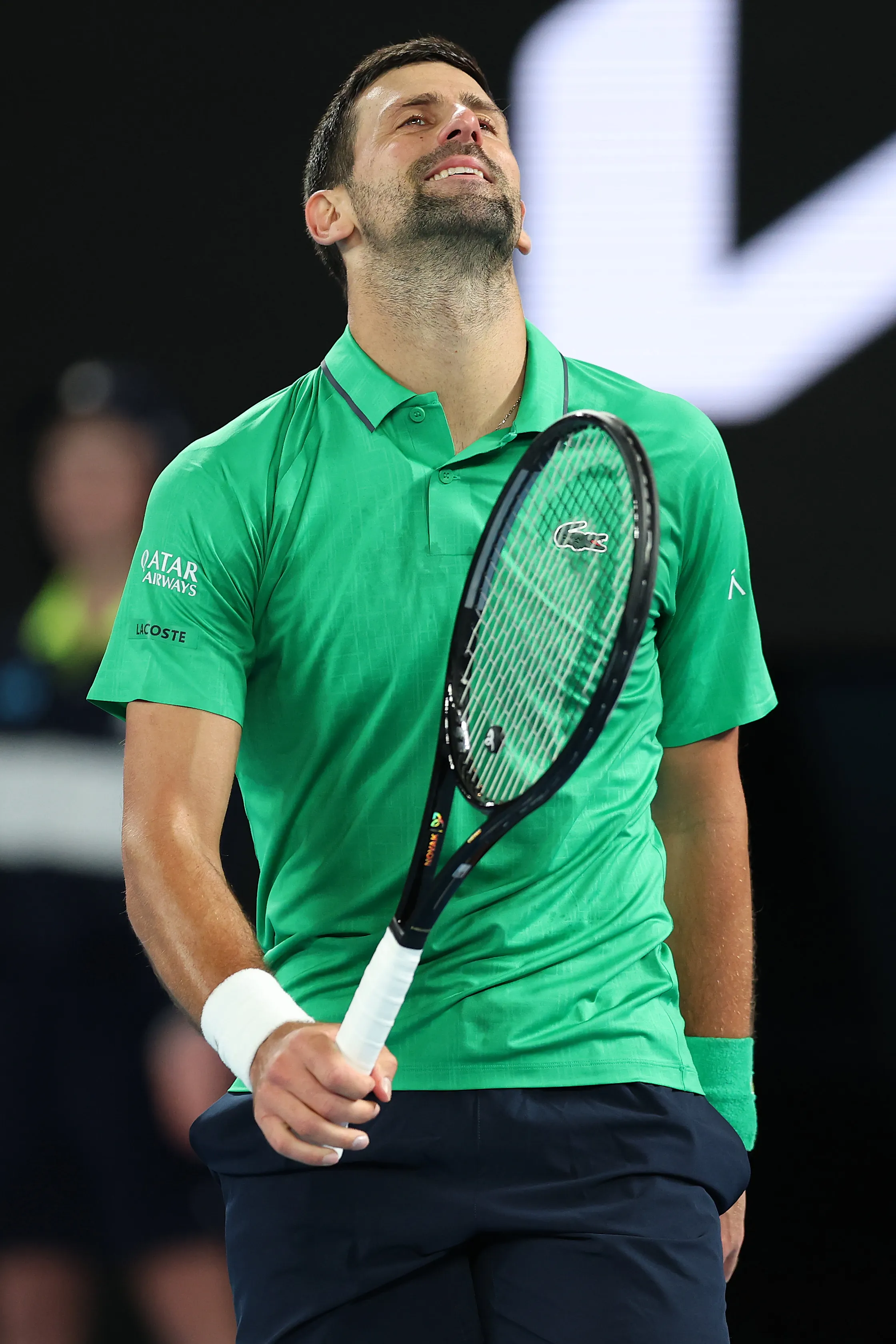 Nole batalló de gran manera a sus 38 años, pero no pudo con un Alcaraz implacable. (Foto: Getty).