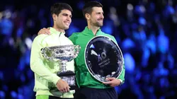 Carlos Alcaraz y Novak Djokovic