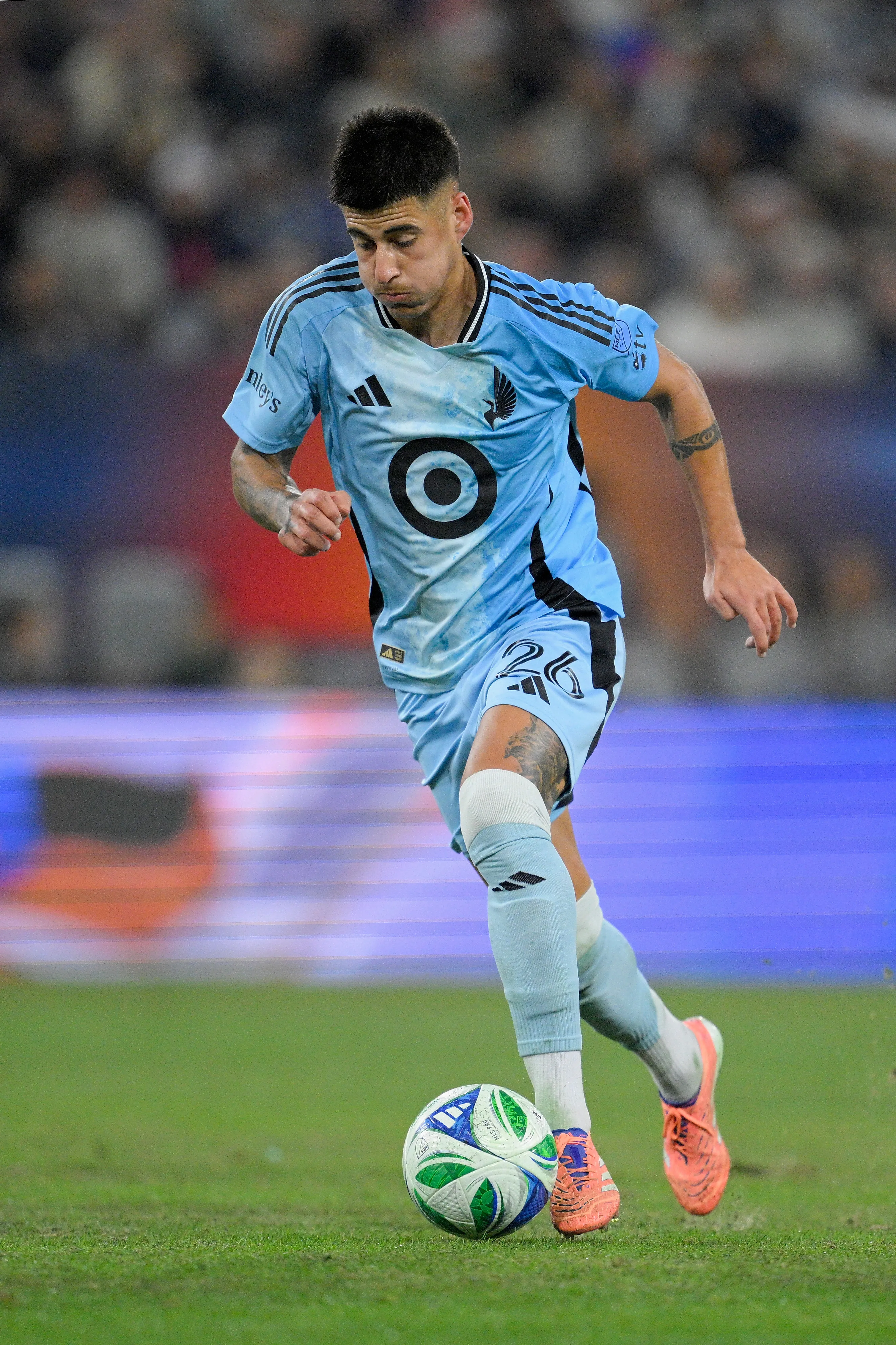 Joaquín Pereyra con la camiseta de Minnesota. (Getty).
